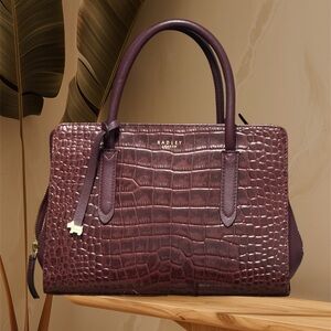 RADLEY London Millbank Multiway Crossbody handbag Faux Croc Cordovan